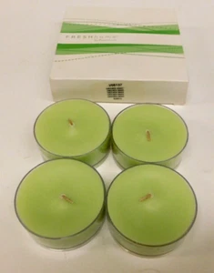 NOS Retired FRESHhome by PartyLite Box of 4 Scented Greener Grass Candles V05137 - Picture 1 of 1