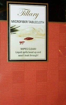 Arlee Tillary Microfiber Fall Solid Spice Round/Oblong/Oval Tablecloth   - Image 1 of 2
