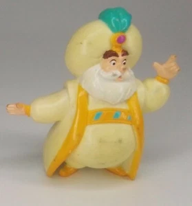 Vintage 1992 Disney Aladdin Jasmine's Father Sultan PVC Figur (D4) - Bild 1 von 7