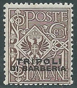 1915 LEVANTE TRIPOLI DI BARBERIA AQUILA 1 CENT MNH ** - RF11-4 - Picture 1 of 1
