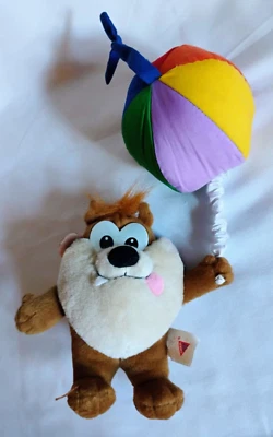 Плюшевая музыкальная кроватка Dakin Baby Taz Looney Tunes Twinkle Li'l Star игрушка на колесиках - ЧИТАЙТЕ - Изображение 1 из 4