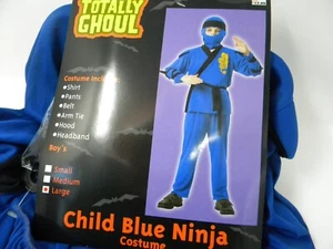 Boys Blue Ninja Halloween Costume Small - Picture 1 of 1