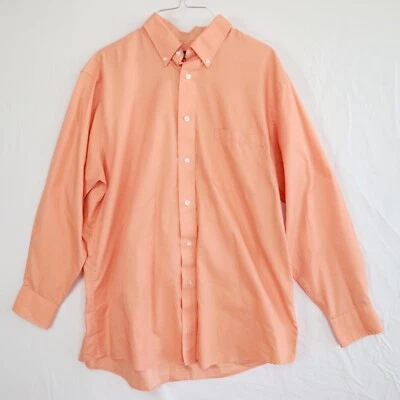 Chaps Shirt Mens Large 16-16.5 32/33 Essentials Regular Fit Button Long Sleeve - Image 1 of 4