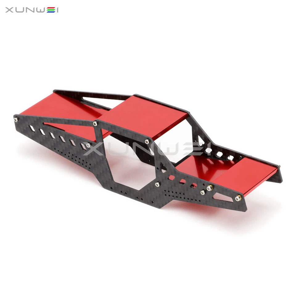 RC 1/24 Axial SCX24 Crawler Carbon Fiber Rock Buggy Roll Cage Body Shell Chassis - Image 1 of 4