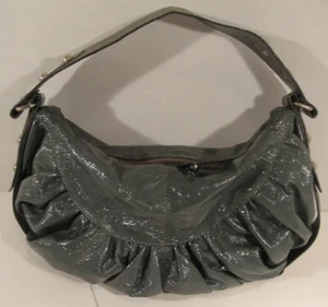 Bolso de Cuero Petite Mendigote Bolso de Mano Correa Forrada de Turquesa Pequeño Hobo Baguette - Imagen 1 de 2