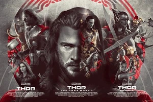 Devin Schoeffler If He Be Worthy Thor Trilogy Bottleneck Gallery Fine Art Print - Picture 1 of 1