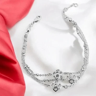 Браслет из нескольких нитей Kendra Scott Rue, серебристый - Изображение 1 из 4