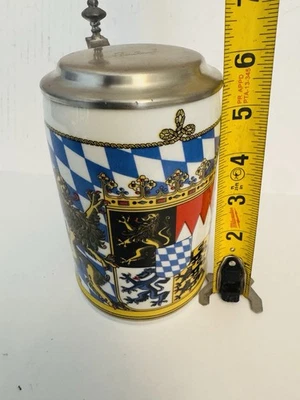 Vintage Linhof Camera Collector Beer Stein Al Worden Apollo 15 Super Rare - Image 1 of 4