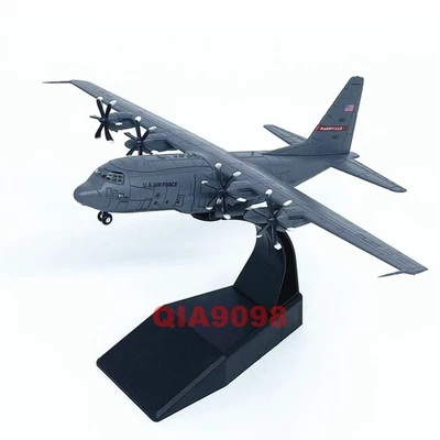 New 1/200 Scale USAF C130 Hercules Transport Plane Aircraft Metal Plastic Model - Image 1 of 4