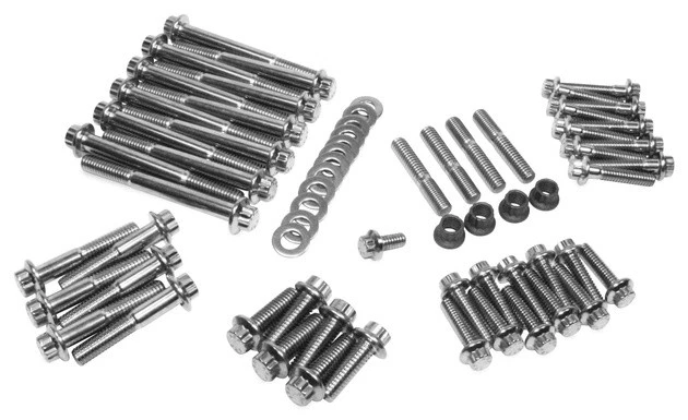 Feuling Engine Fastener 12-Point Stainless Steel Bolt Kit #3049 Harley Davidson - Image 1 of 1