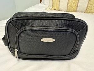 Samsonite Soft Side Toiletries Bag, Black, New Without Tags - Picture 1 of 8