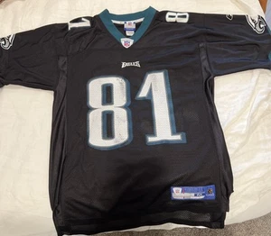 NFL Philadelphia Eagles Black Jersey 81 Terrell Owens Size M GI2 - Picture 1 of 7