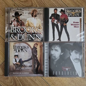 Brooks & Dunn CD Lot Hard Workin Man Borderline Waitin On Sundown If You See Her - Foto 1 di 21