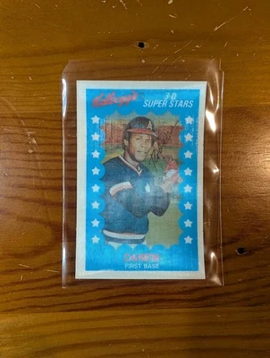 1982 Kellogg's Baseball Rod Carew #51 3-D Super Stars - Imagem 1 de 2