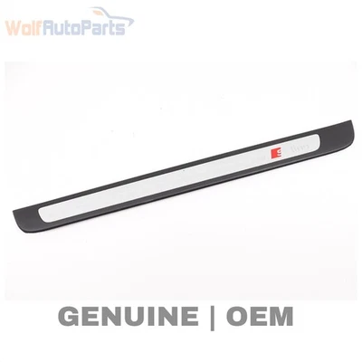 2013-2018 AUDI S6 - Painel frontal de soleira da porta esquerda / placa de arranhão (linha S) - Imagem 1 de 4