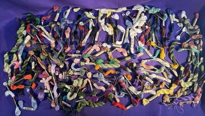 Lot of 110+ ANCHOR  Cotton Embroidery Thread Skeins new 5g and 18m +extras - Image 1 of 4