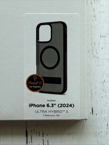 Spigen Ultra Hybrid S Black Case For iPhone 16 Pro - Picture 1 of 3