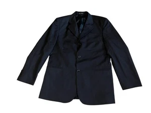 Ermenegildo Zegna Tessuto Men’s Black Blazer Single Breasted (U.S. Size 38) - Picture 1 of 8