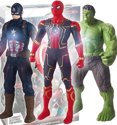 Spiderman Hulk Marvel Anime Figuren Man Cartoon Kinderspielzeug  Children Toy - Bild 1 von 4