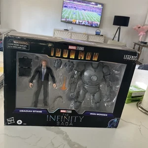 Iron Monger + Obadiah Stane The Infinity Saga Iron Man Marvel Legends Hasbro NUOVO - Foto 1 di 7
