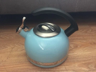 KitchenAid Tetera Hervidor Acero Inoxidable Esmalte 2 Cuartos Azul Envío Gratis Foto 1 de 4