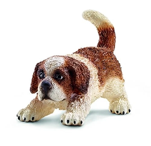 Boneco de brinquedo Schleich St. Bernard filhote do Japão - Imagem 1 de 1