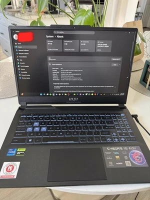 MSI Gaming Laptop Cyborg 15 A13VE 15.6" Intel Core i7-13620H RTX 4050 - Image 1 of 4