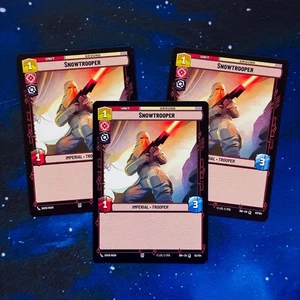 Snowtrooper 63 87 IBH Intro Battle Hoth Imperial Trooper Red 063 087 SWU (x3) - Picture 1 of 5