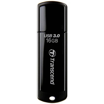 Transcend JetFlash 700 16GB USB-Stick USB 3.0 schwarz TS16GJF700 - Bild 1 von 3