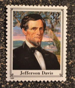 1995US #2975f 32c Civil War Jefferson Davis Mint NH VF president confederacy - Picture 1 of 2