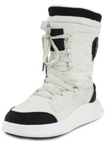 New Pajar Exo Light Nyo High Snow Boot 8 8.5 Eu 39 Cream Leather Textile Vibram - Picture 1 of 8