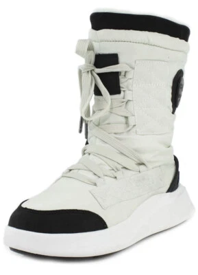 New Pajar Exo Light Nyo High Snow Boot 8 8.5 Eu 39 Cream Leather Textile Vibram - Image 1 of 4