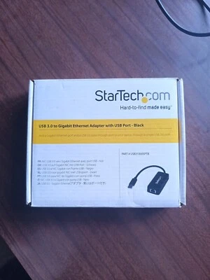 Startech USB 3.0 to Gigabit Ethernet NIC Network Adapter - Immagine 1 di 3