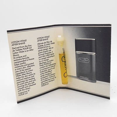 Oscar de la Renta Pour Lui para hombre 2 ml frasco de afeitado después Foto 1 de 2