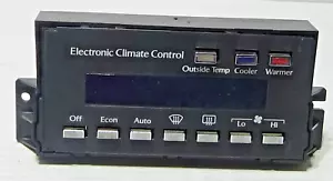 1988-1993 Cadillac De Ville Electronic Climate Heater Control Switch - Picture 1 of 7
