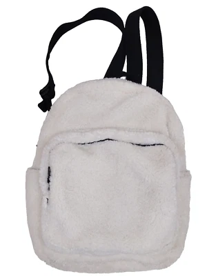 $49 URBAN OUTFITTERS Mochila Sherpa Peluche Bolso Difuso Sherpa Marfil Foto 1 de 4