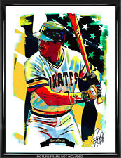 Barry Bonds Pittsburgh Pirates Baseball Sports Poster Print Wall Art 18x24