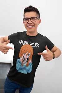 Anime Miku Nakano Custom Graphic Uni-Sex T-Shirt - Picture 1 of 5