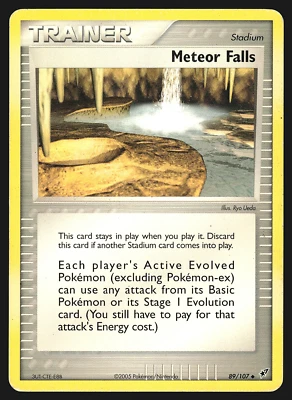 Meteor Falls 89/107 EX Deoxys Pokemon Card MP - Image 1 of 2