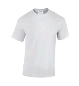 Gildan Herren Baumwolle T-Shirt schlicht kurzärmelig weiß 6er-Pack Größe: XL - Bild 1 von 5