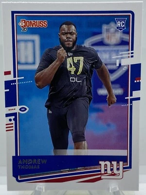 2020 Panini Donruss Football Andrew Thomas #253 New York Giants (db) - Image 1 of 2