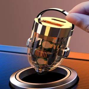 Qc 3.0 PD USB Tipo C Anillo de tracción Carga rápida Interior Coche Teléfono Cargador Piezas de automóvil - Imagen 1 de 12