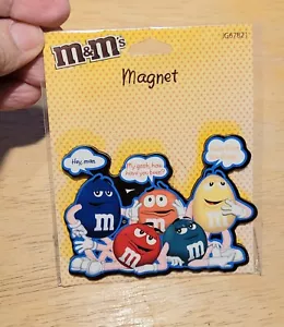Vintage 1990's M & M Candy With Sayings Rubber Refrigerator Magnet - Picture 1 of 5