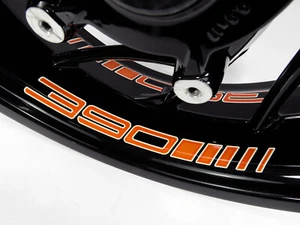 Juego de 4 pegatinas naranja blanco compatible para KTM 390 Duke - Imagen 1 de 5