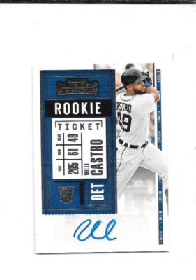 2020 Contenders Willi Castro Rookie Ticket A Auto RC #150 Tigers  #637 - Image 1 of 2