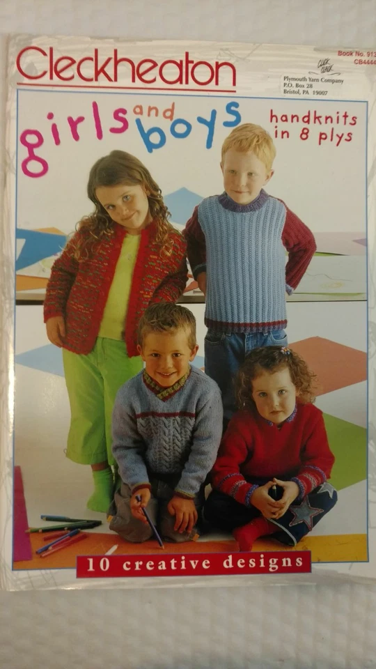 Cleckheaton girls and boys handknits in 8ply by 10 Creative designs / Knitting - Image 1 of 1