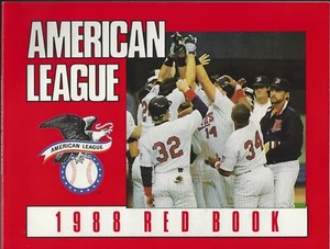 Libro Rojo de la Liga Americana 1988 - Campeones de la Serie Mundial de los Mellizos de Minnesota 1987 - Imagen 1 de 2