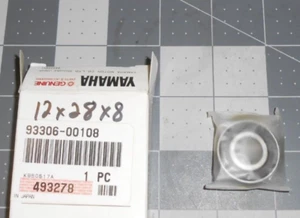 YAMAHA YZ80 93306-00108 SEALED BALL BEARING 12x28x8MM 1 QUANTITY FREE SHIPPING - Picture 1 of 1