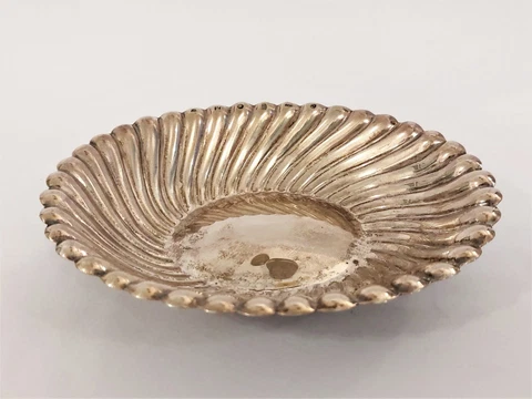 JOSEF HOFFMANN FOR WIENER WERKSTATTE RARE STERLING SILVER CANDY DISH Cover