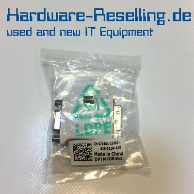 Dell DVI VGA Adapter DVI-A Plug 12+5-Pin 0J8461 New OVP - Image 1 of 2